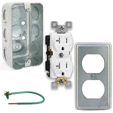 2x4 electrical boxes|duplex receptacle outlet box.